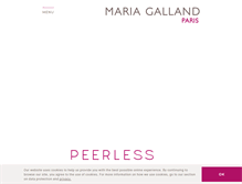 Tablet Screenshot of maria-galland.com